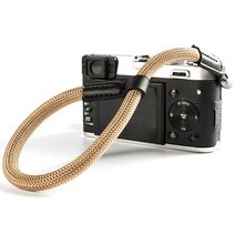 수제 나일론 디지털 카메라 손목 스트랩 그립 Paracord 꼰 팔찌 후지 X100F X-T20 X-T2 X-E3 X-T10 X-H1 X-A2, [07] Brown, 하나, 1개