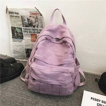남자 여자 백팩 캐주얼 2021 한국어 버전 고용량 여행 배낭 노트북 캔버스 여성 배낭 십대 소녀를위한 여성 책가방 mochila mujer 14