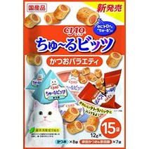 일본현지직배송 챠오 (ciao) 고양이 간식, 15개 어소트