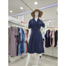 꼼빠니아 카라넥 벨티드 원피스 CACU5-WOP390