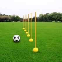 리바운드 훈련 장비 풋살 축구 리턴볼 매트 시험 폴 스네이크 런 코너 플래그 주차 리버스 파일 단일 이동, 6. 杆子底座各20个高15米