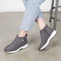 준디자인 여성 털 부츠 겨울 수제 슬립온 스니커즈 털신