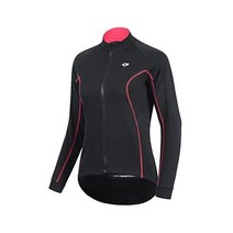 Women Fleece Cycling Jackets Thermal Warm Windproof Full Zip Up Running Coat with Reflective Cold We