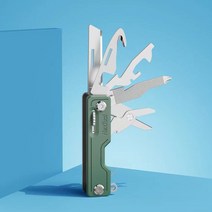 NEXTOOL 넥스 툴 10inONE 멀티툴 캠핑 서바이벌 필수 다용도 미니 포켓 나이프 [by HARDWORKER}, 블랙(검정)