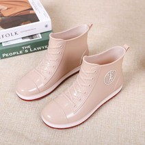 여성장화 레인부츠 앵글부츠 패션장화 모피 안감 방수 장화 여성용 부드러운 발목 높은