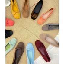 셀러허브 여성패션 [슈썸] RJ-q1835 여성 캐주얼 스웨이드 리본 플랫슈즈