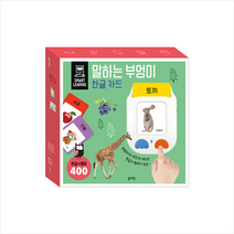 말하는 부엉이 한글 카드 + 미니수첩 증정, 블루래빗
