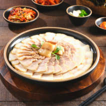 [100% 삼겹살] 수제 돼지고기 삼겹 보쌈 수육 [찐 전주맛집 끝강족발] 냉장 슬라이스, 300g, 3팩, 냉장 수제 삼겹보쌈