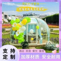 투명텐트 6각 우레탄창 쉘터 포장마차천막 바람막이 원터치 투명천막 인터넷 연예인 버블 하우스 경치 좋은 스타 룸 투명한 햇빛 구형 홈스테이 야외 캠핑 풍선 텐트 호텔 사용자 정의, [07] 직경 6m, 18~20명 수용 가능