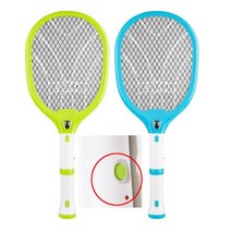 2개 220v 원버튼 모기채 충전식 전기모기채 파리채