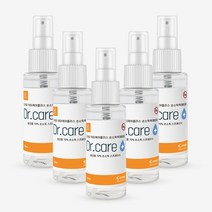 미우닥터케어플러스 휴대용 뿌리는 손 소독제 50ml 5개 10개 세트, (7488)겔형50mlx5개