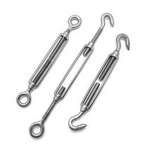 후크 스텐 턴버클 서스 와이어 로프 장력 부속 덤버클 단바클 담바클, 호환 스텐턴버클M12 양쪽 원형