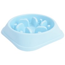 강아지 급하게 먹는 방지 식기 애견 사료 개밥 그릇