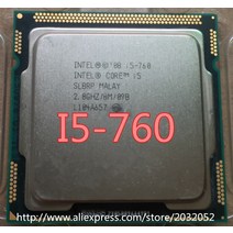 I5-8500인텔 코어 i5760 프로세서 2.8 GHz 8MB 캐시 소켓 LGA1156 45nm 데스크탑 i5 CPU, 한개옵션0