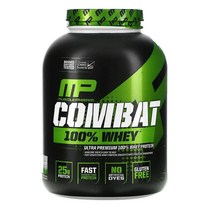 머슬팜 컴뱃 100%웨이 프로틴 WPI 2.27kg 쿠키앤크림맛 67회분 정식제품, 상품+블랜더보틀 쉐이커클래식830ml블루