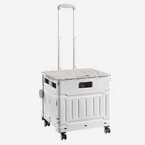 DD45 프리미엄 4바퀴 계단바퀴 장바구니캐리어 폴딩카트 접이식카트 캠핑 쇼핑 카트 45L 75L, 1.360도회전4바퀴(45L), 그레이