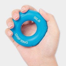 손운동 스트레칭 소방경찰 시험 무소음 악력기 손운동볼, 라임(60LB)