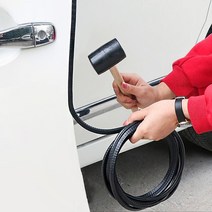 메이스 문콕방지 몰딩 도어가드, 심플 블랙10m+스펀지4개