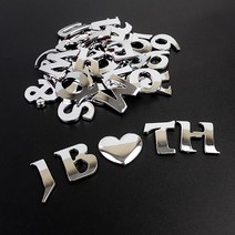가게 매장 사무실 입체 이니셜 숫자 문자 데코 DIY 꾸미기 벽꾸미기 포인트 벽지, L
