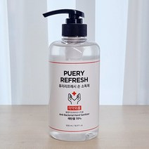 퓨리 손소독제 500ml 에탄올 70% 2022년 제조 복숭아 향기나는 손소독젤 겔 갤 알콜 알코올 대량도매 의약외품 병원 약국