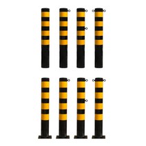 SJ 스틸 일자볼라드 철볼라드 76파이 101파이 매립식 앙카식, H1200, 1개