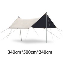 Sweet ni smile 캠핑용 파라솔 차광막 대형 사각 그늘막 야외용 천막 차양막 차박용 고정식 타프 비치 방수 매트