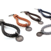 뉴SM5신형 키홀더 키링 열쇠고리 스마트키홀더 가죽키링 자동차열쇠고리 고급키링, 안젤로키홀더 네이비