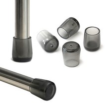 국산 의자발커버 의자고정 논슬립 블랙투명 8개입, 쿠팡 XS (1.2-1.37cm)