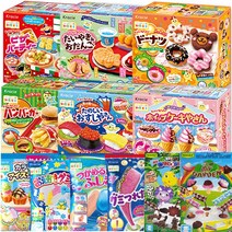 가루쿡 포핀쿠킨 주방놀이 5종세트 과자세트, 1셋트, 도너츠+스시+와플야상+오단고+마이오션월드구미