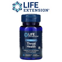 라이프익스텐션 Life Extension ThroatHealth 구강 유산균 캔디 만니톨 살리바리우스 BLIS K12 20억CFU 30정