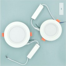 잔광방지 쓰리온 다운라이트 3인치 4인치 LED 플리커프리 매립등 매입등 다운라이트, 전구색, 1개