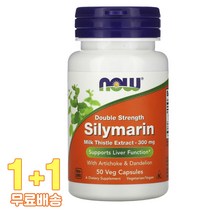 나우푸드 더블 스트렝스 실리마린 300mg 베지 50캡슐 2통, 1개, 기본