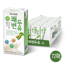 파스퇴르 쾌변두유 플레인190ml, 쾌변두유플레인190ml(72팩)