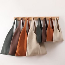 쇼퍼백 가을 에코백 겨울 토트백 가방 여성용 칼라 은창]무드 쇼핑백 여행 여성 백 니트 장바구니