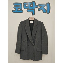 여02101 산드로정품 중고구제 롱 모직코트 코딱지구제