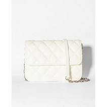 Bershka Quilted bag with chain handle 버쉬카 체인 핸들 퀼팅 백 화이트