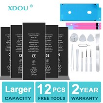 배터리 고용량 전화 iphone 호환5S 5 6S 6 7 8 Plus X SE SE2 XR XS 11 12 13 Mini Pro Max 교체 용 4 4S 도구, [22] For iphone 호환12 Mini