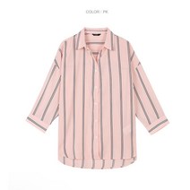 티비제이 TBJ [여름 초특가전] 여름 한정라인!!초특가세일!!쿨맥스!!이건 맞으면 횡제!!득템상품!!여성 빅사이즈!!쿨소재!!7부 폴리 스트라이프 셔츠