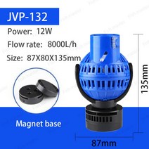 어항물생활용품 4000-12000lh sunsun 조정 가능한 웨이브 메이커 해양 암초 수족관 powerhead 수조 순환 펌프 마그네틱베이스 용 wavemaker 호환, JVP-132, AU 어댑터 플러그