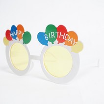 생일 풍선 안경, 단품