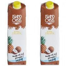 Island Oasis Pina Colada Beverage Mix 아일랜드 오아시스 피나 콜라다 믹스 33.8oz(1L) 2팩