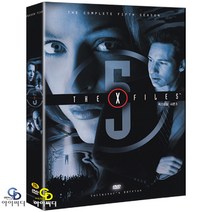[DVD] 엑스파일시즌 5 박스세트 슬림케이스 - 한국어 더빙.무삭제. ﻿데이비드 듀코브니