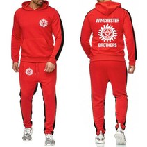 남성 트레이닝복 winchester bros 프린트 패션 캐주얼 면 + 운동복