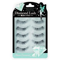 Diamond Lash 인조 속눈썹 그린 no.104 5쌍 눈매 연장