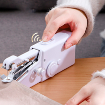 에스비엔 휴대용 핸드 가정용 미니 자동 미싱기 바지 단 줄이기, 1개, 핸드미싱기