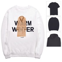 디지털프린팅 겨울 맨투맨 커플티 코트 남녀공용 Winter 여자 warm 아동 일러스트 가족티