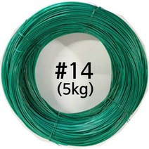 튼튼철물 코팅철사 묶음선 철선 철사, 02_코팅철사 #14 (5kg), 1개