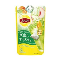 립톤홍차 냉침아이스티 그린티 피치오렌지 티백 10봉x6개