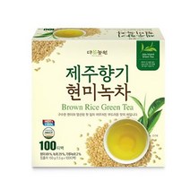다농원 제주향기 현미녹차, 1.5g, 1개, 600개입