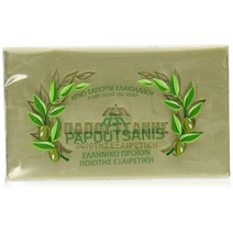 Papoutsanis Olive Oil Soap 파푸차니스 올리브 오일 비누 125 g 6 개, 125g